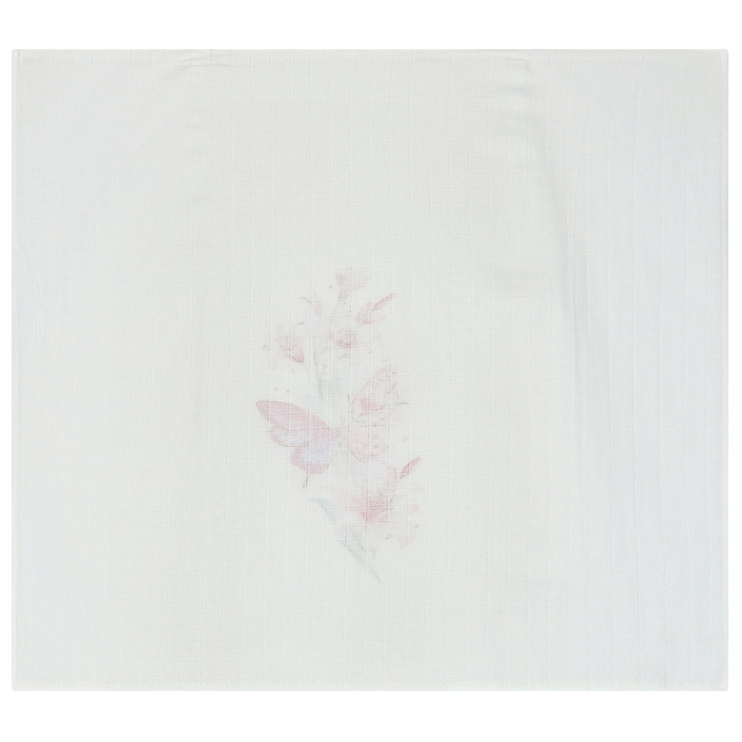 Baby Girls White & Pink Muslin Swaddles (3-Pack), 1, hi-res image number null